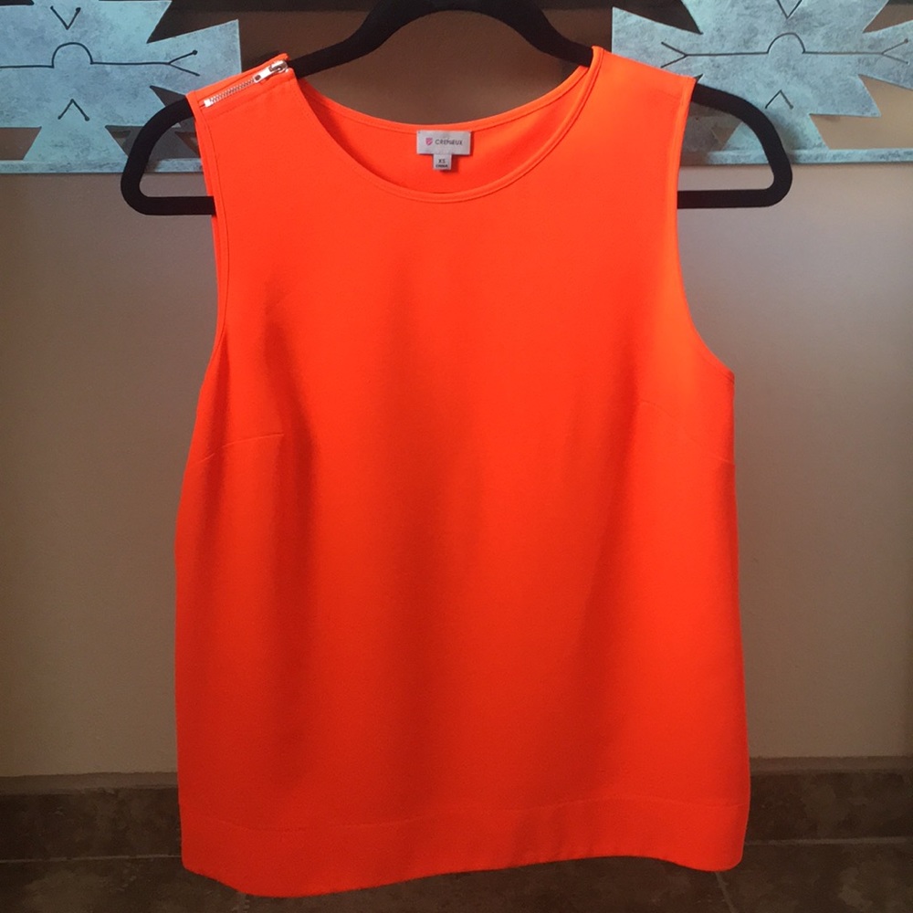 Cremieux short sleeve blouse